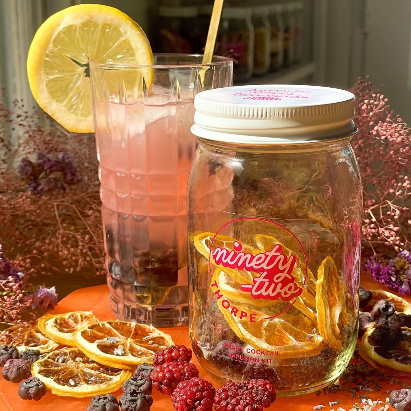 Lavender Berry Lemonade Craft Cocktail Infusion Kit